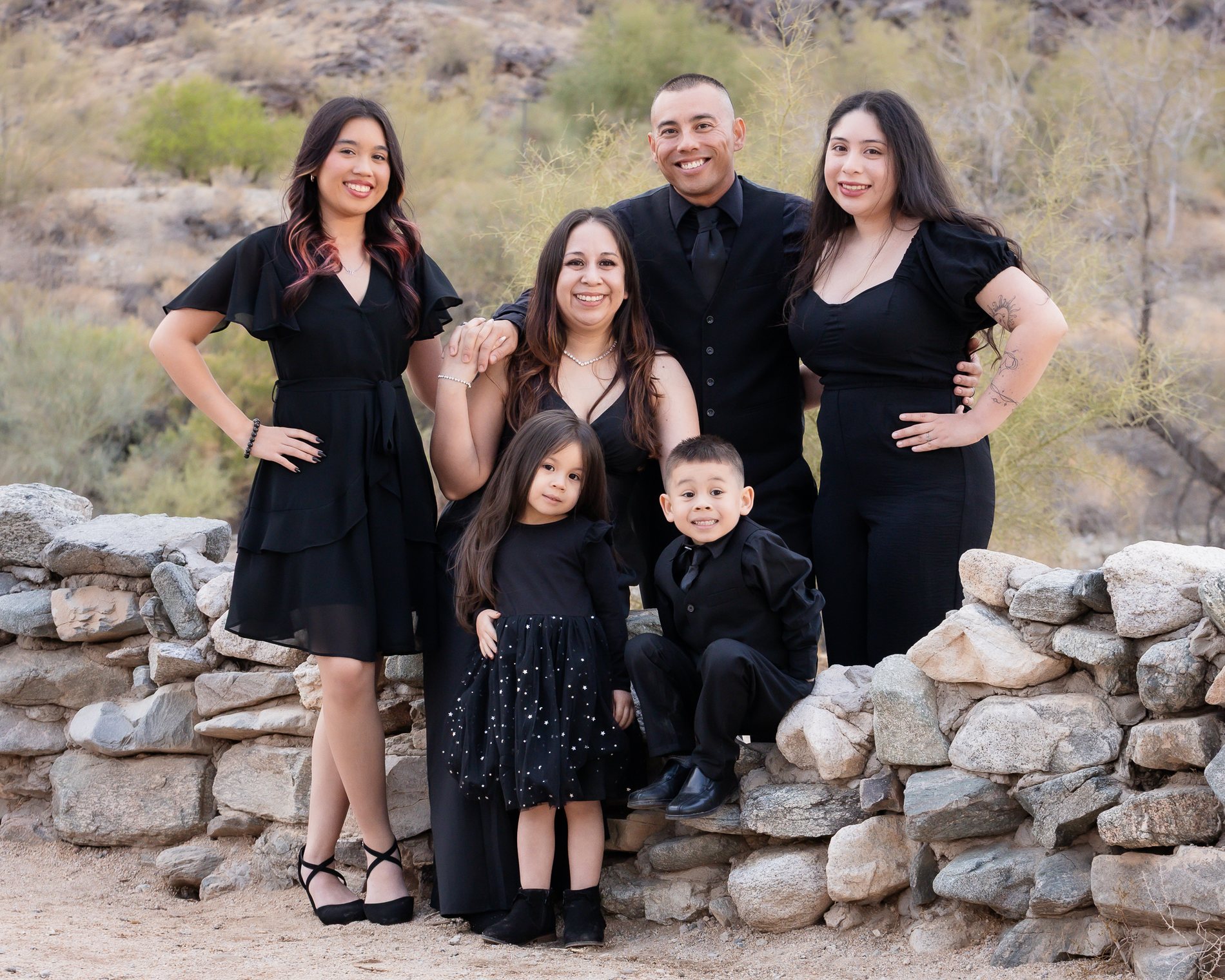 Articia family portrait by Pak Studios in Arizona family portrait session