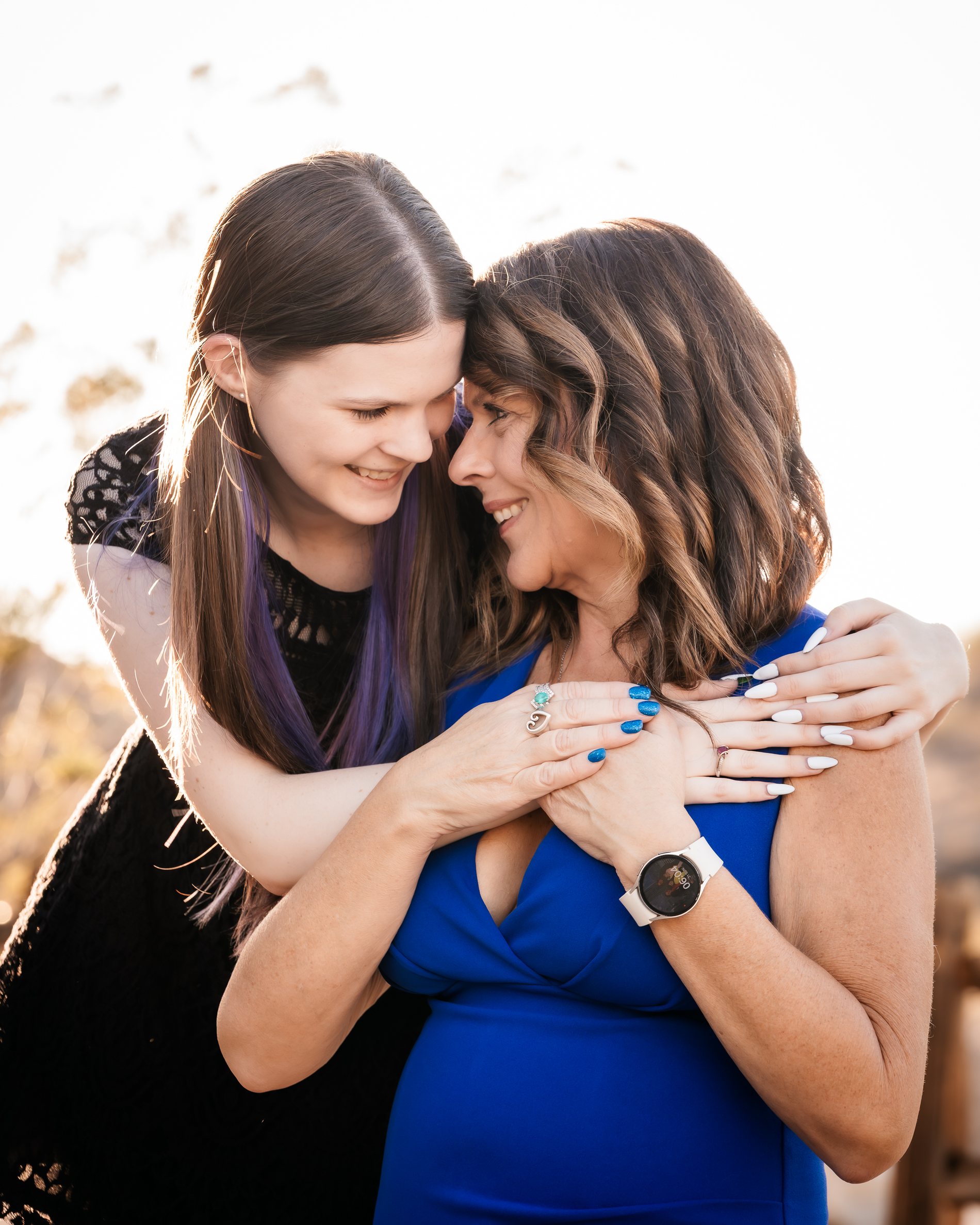 Kim Mother Daughter family portrait by Pak Studios in Arizona family portrait session