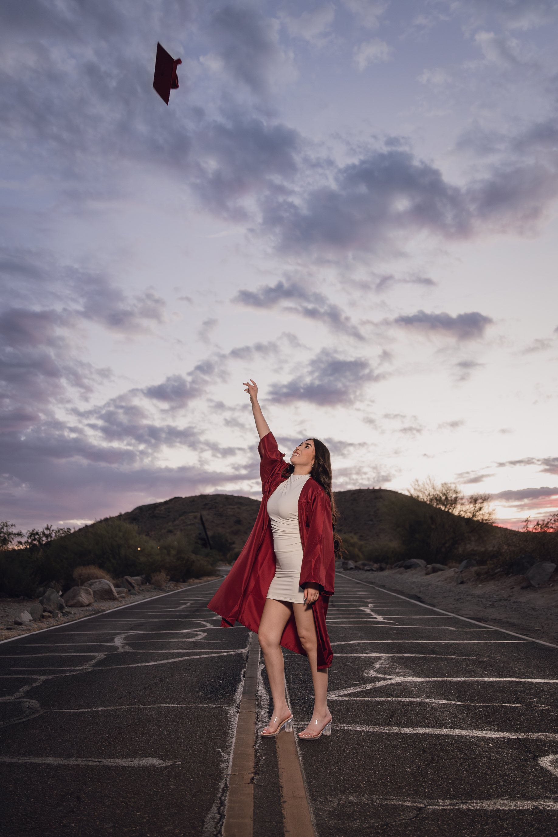 Graduation portrait in Phoenix Arizona by Pak Studios