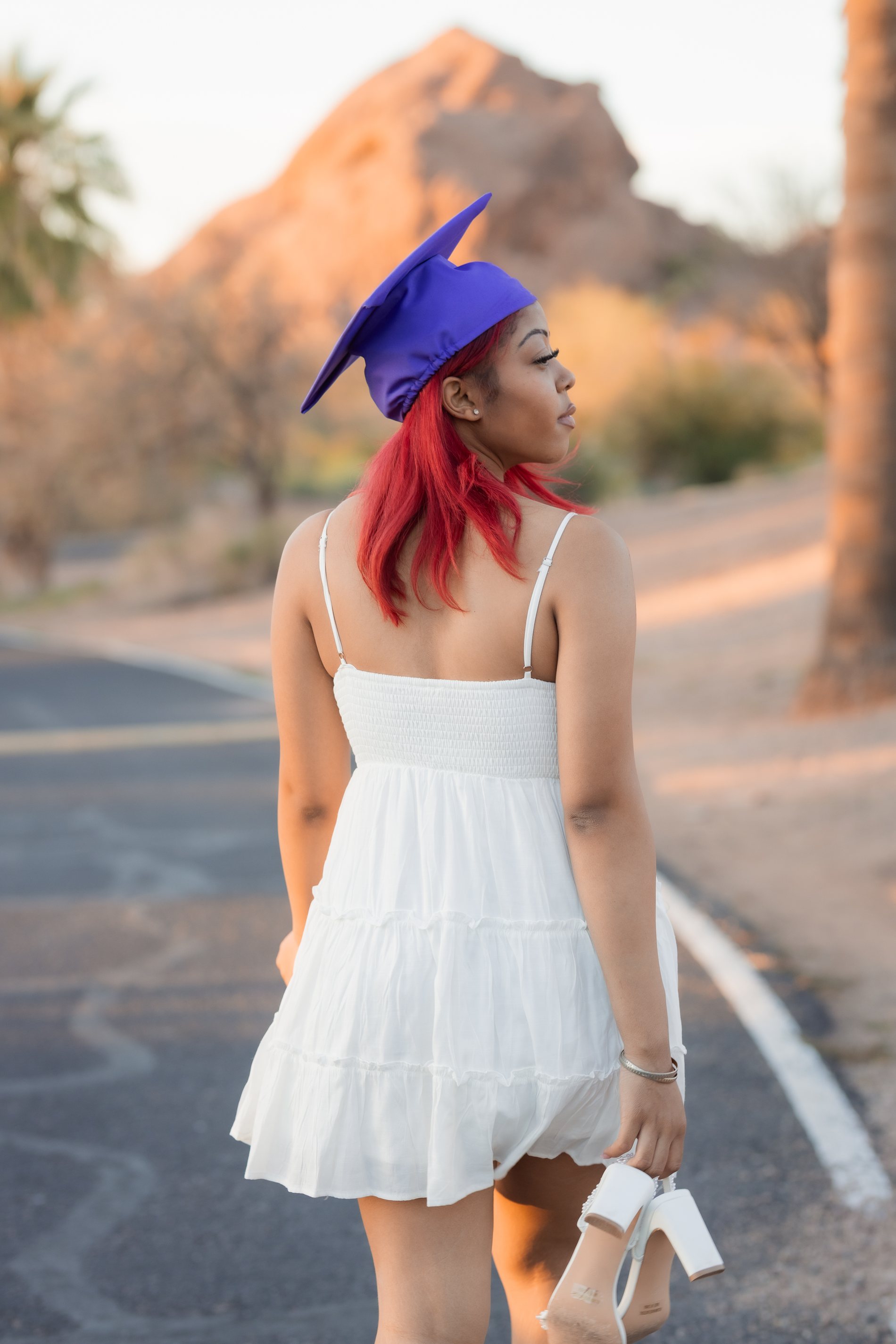 Aniya graduation portrait by Pak Studios in Arizona graduation portrait session