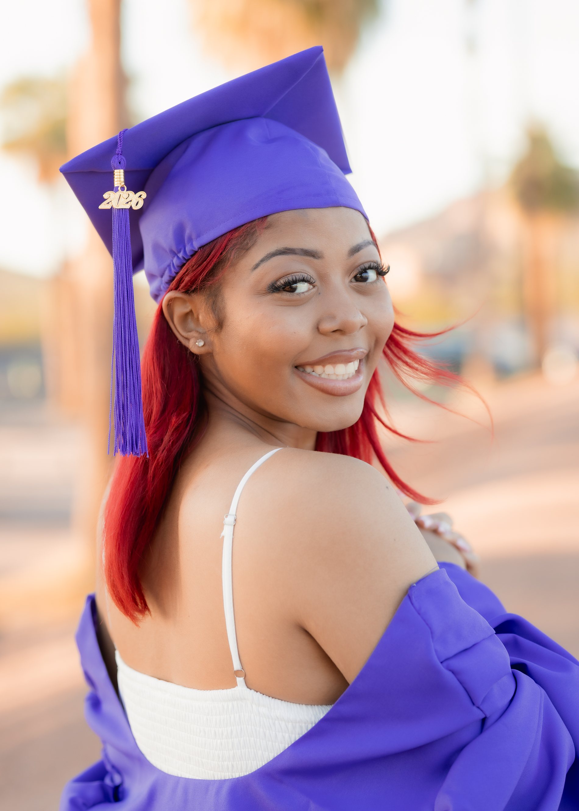 Aniya graduation portrait by Pak Studios in Arizona graduation portrait session