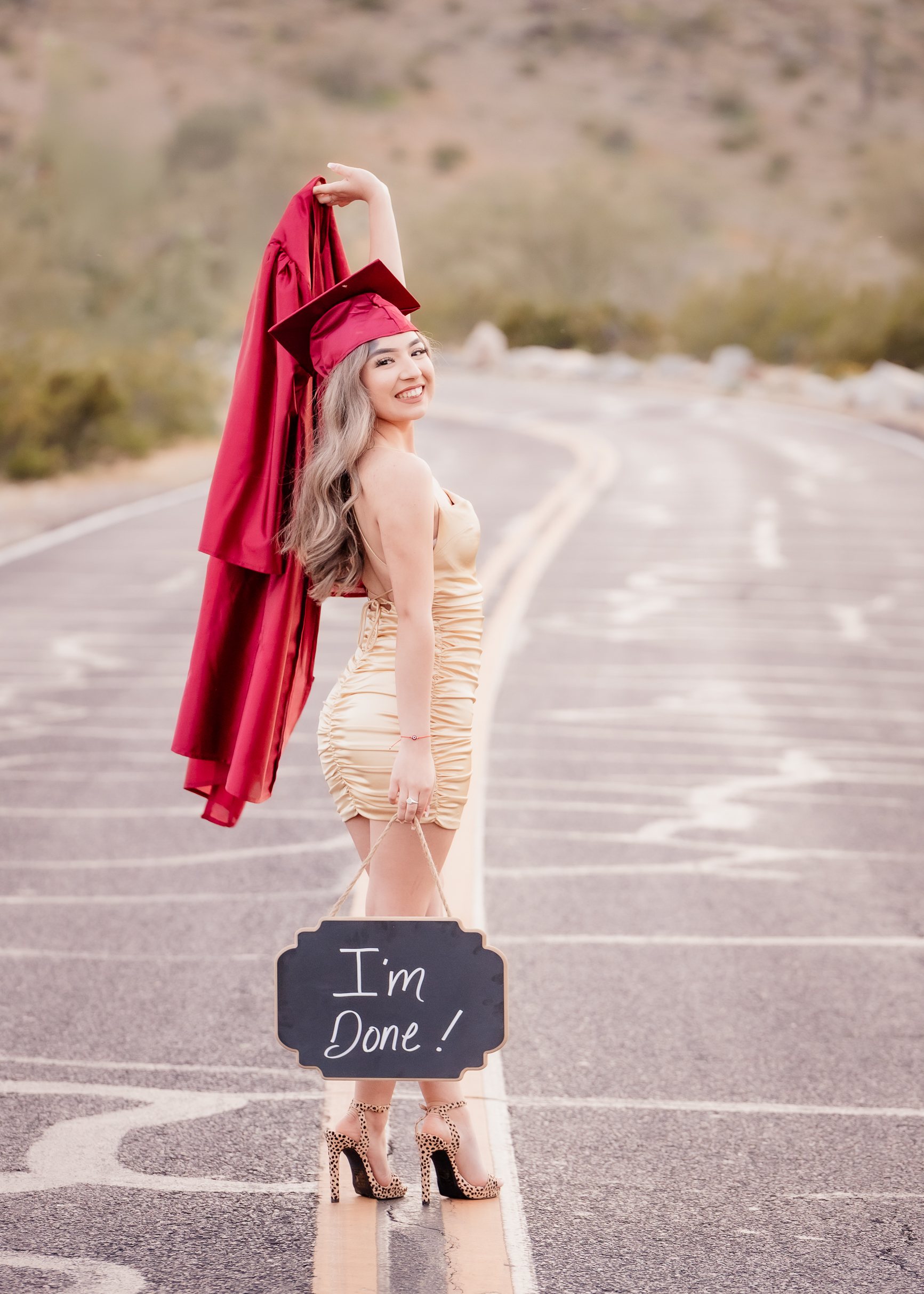 Ashlei graduation portrait by Pak Studios in Arizona graduation portrait session