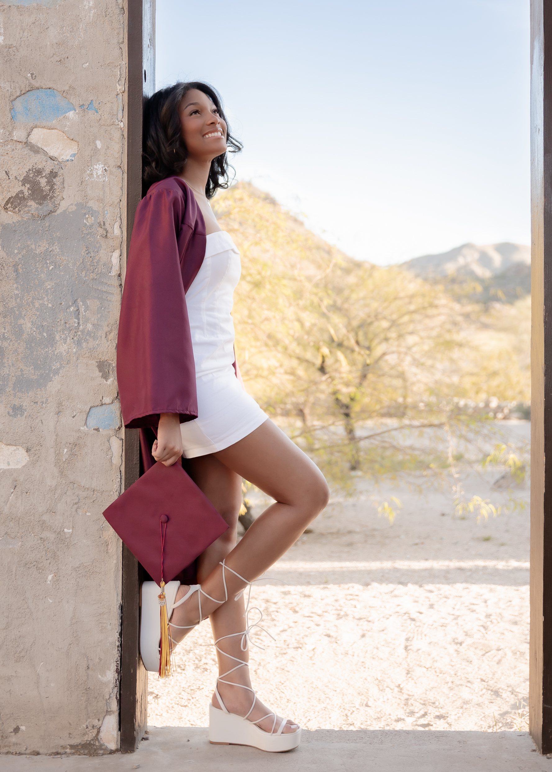 Deanna Graduation portrait by Pak Studios