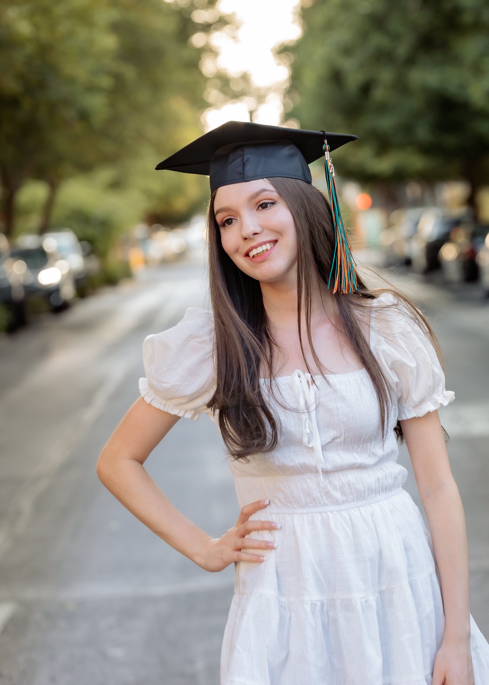 Samantha Graduation portrait by Pak Studios