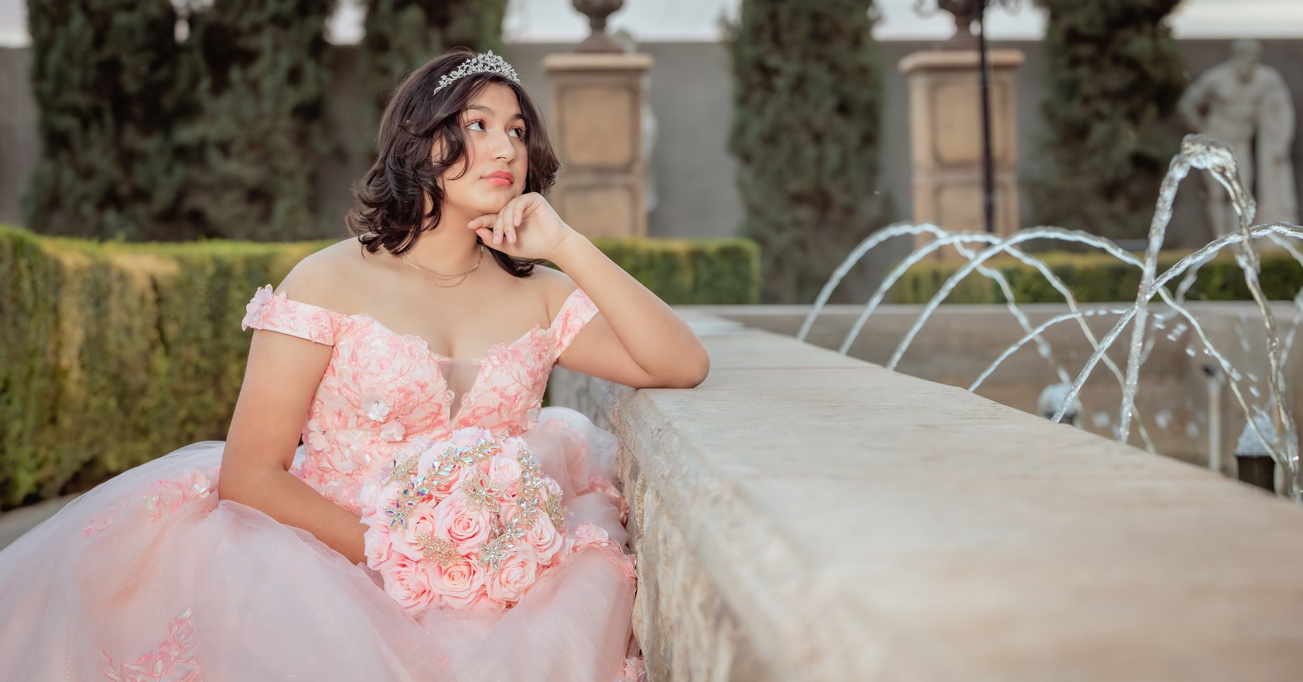 Ashlyn quinceañera portrait by Pak Studios in Arizona quinceañera portrait session
