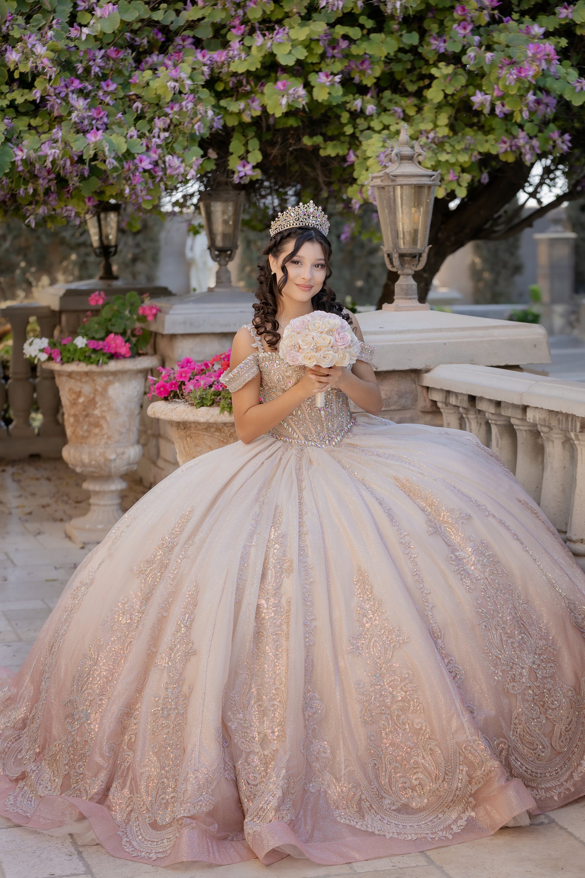 Joscelyn quinceañera portrait session in Arizona quinceañera portrait session by Pak Studios