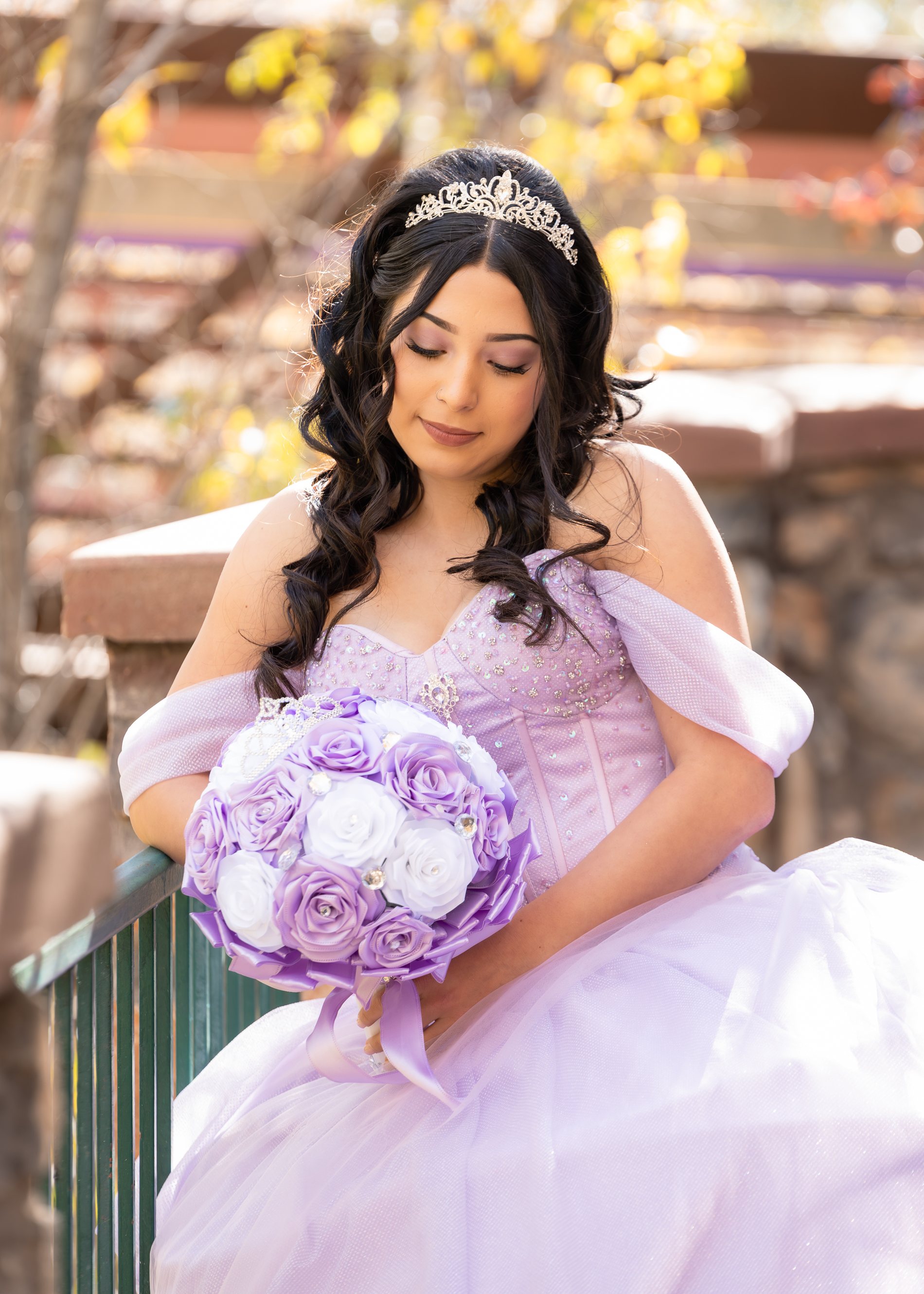 Llesena quinceañera portrait by Pak Studios in Arizona quinceañera portrait session