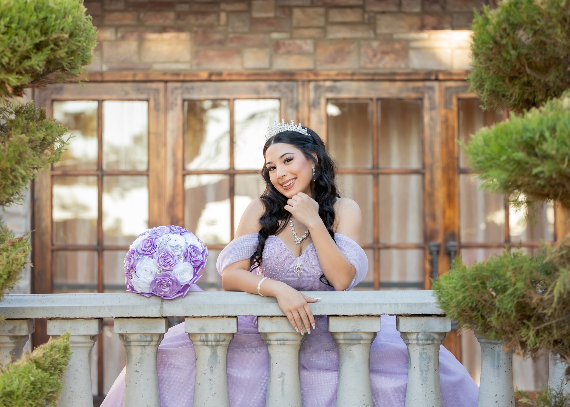Llesena quinceañera portrait by Pak Studios in Arizona quinceañera portrait session